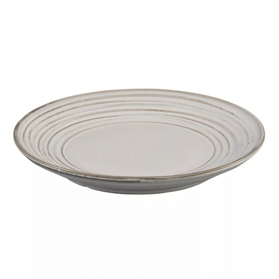 Taca Ceramiczna, Beżowa, Przecierana, Skandynawski Styl